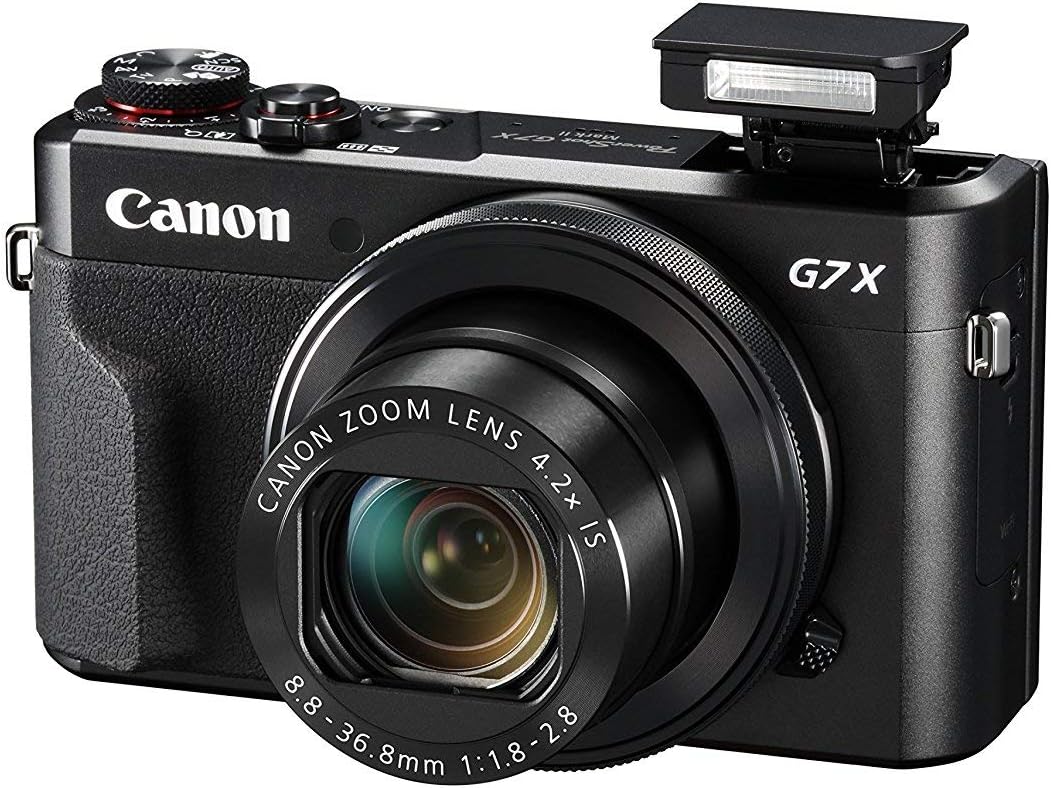 Canon PowerShot G7x Mark II 20.1MP Digital Camera 4.2x Optical Zoom Full-HD