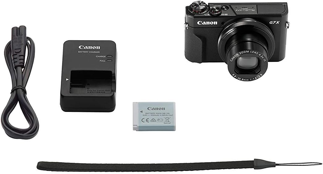 Canon PowerShot G7x Mark II 20.1MP Digital Camera 4.2x Optical Zoom Full-HD